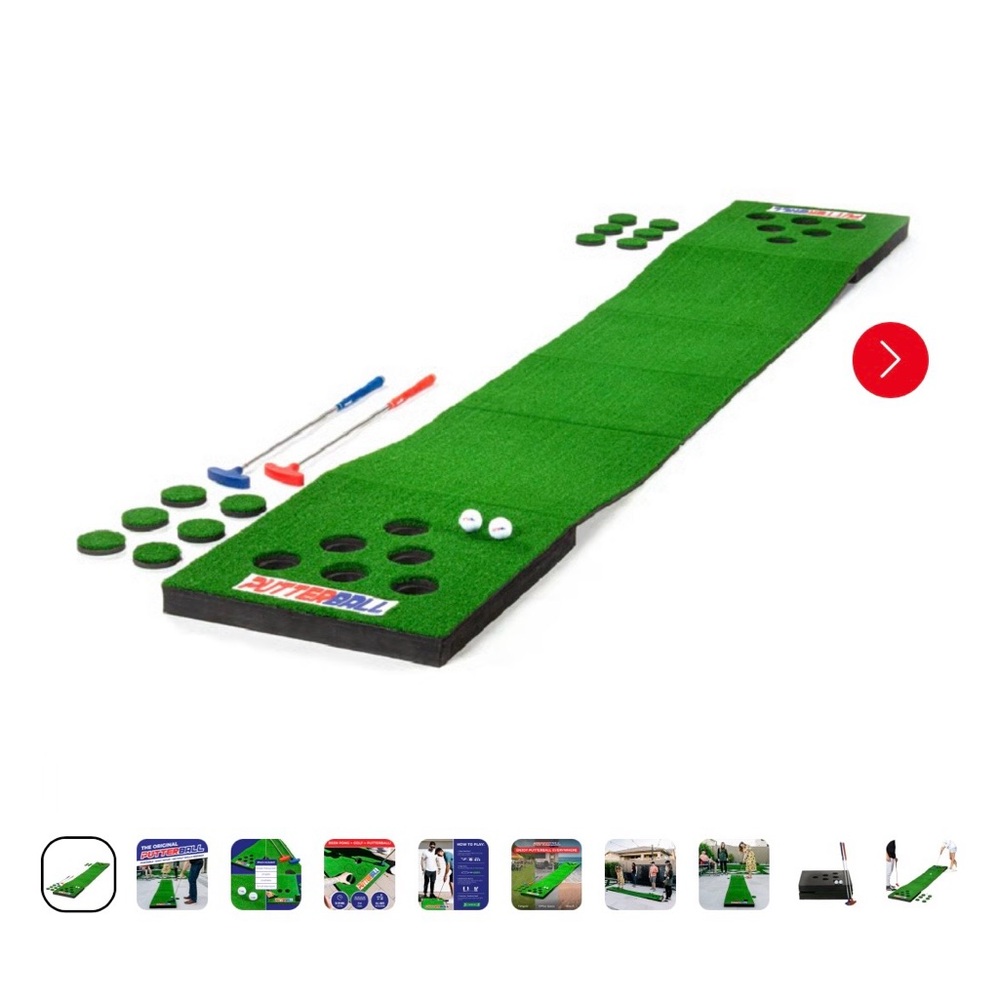 Deluxe Green Mini Golf Set with Accessories